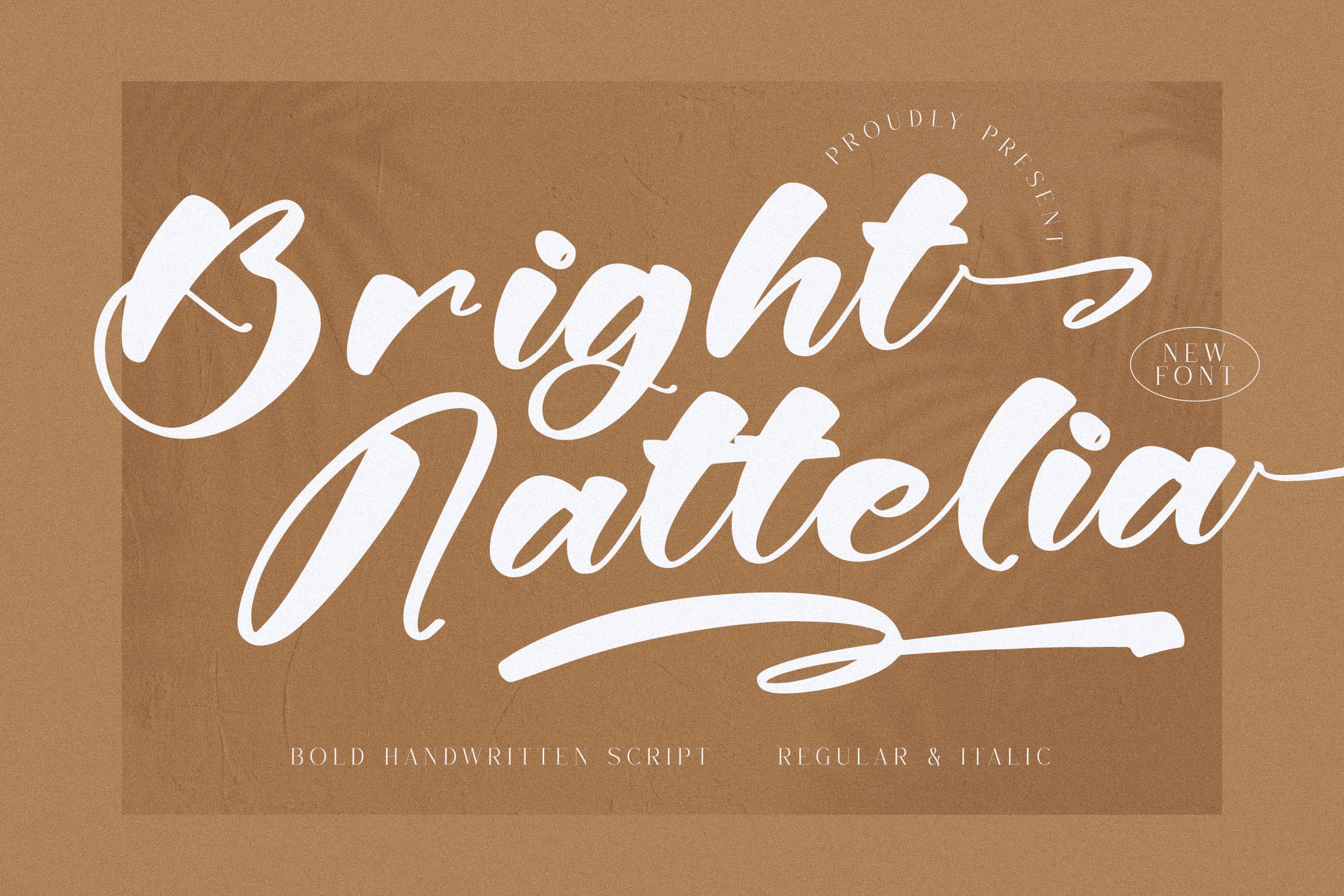 Пример шрифта Bright Nattelia